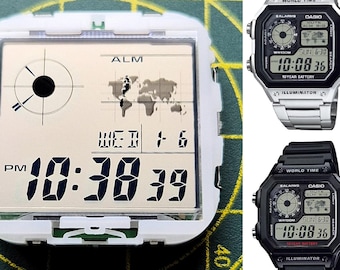 Genuine Casio AE-1200 Module / Movement (3299). Suitable for any Casio AE-1200 Watch Model