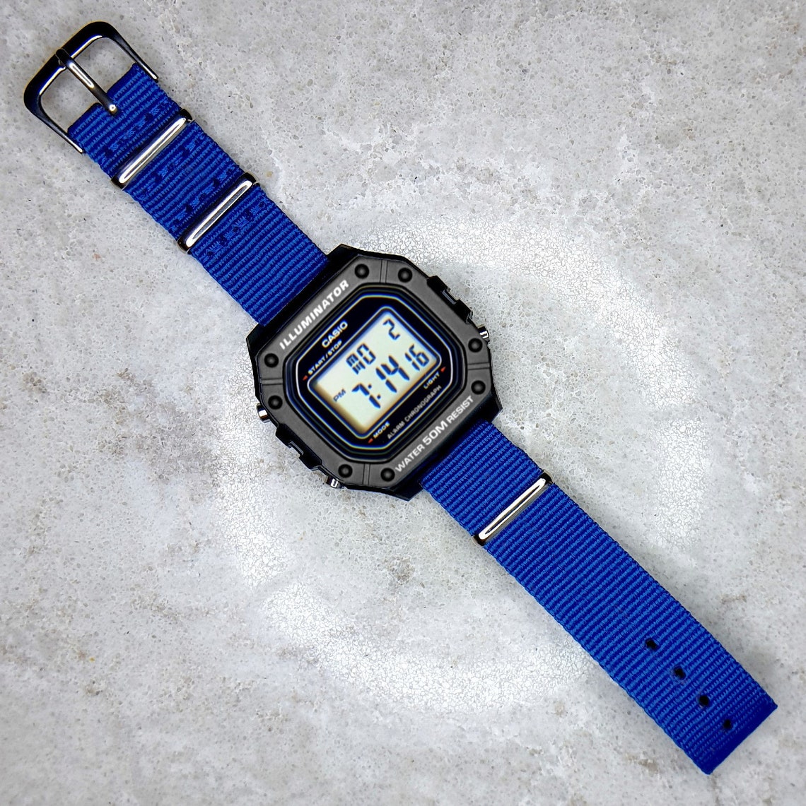 casio illuminator nato strap