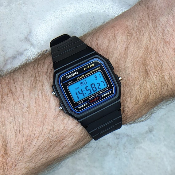 casio f91 stainless steel