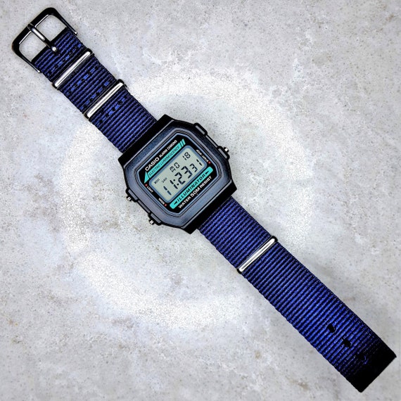 Navy blue hotsell casio watch
