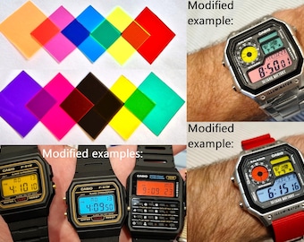 Kit de modification de l'écran couleur de la montre : 10 filtres optiques