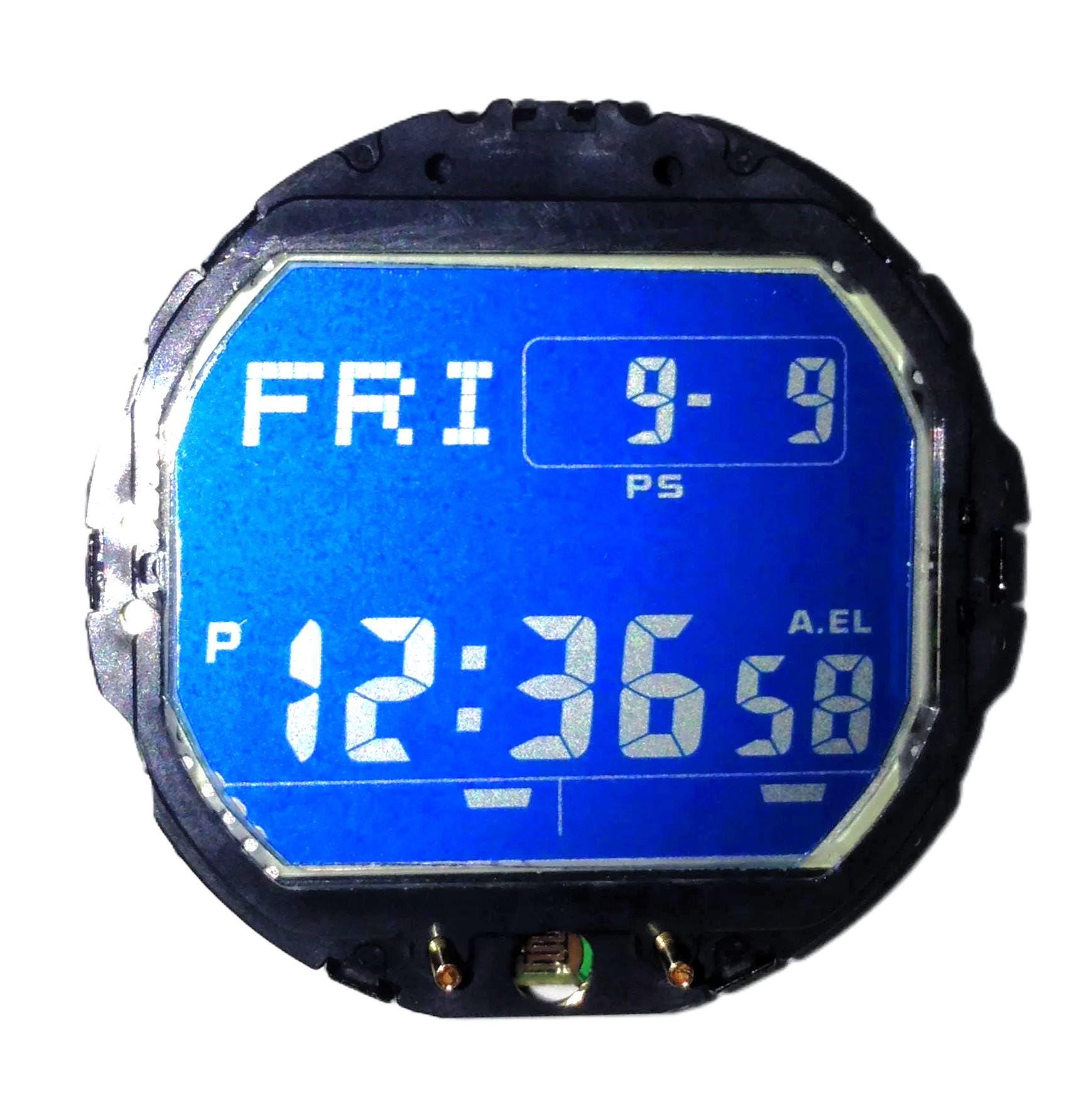 Blue Polarising Film for Digital Watch Mods. Dimensions: (50mm X