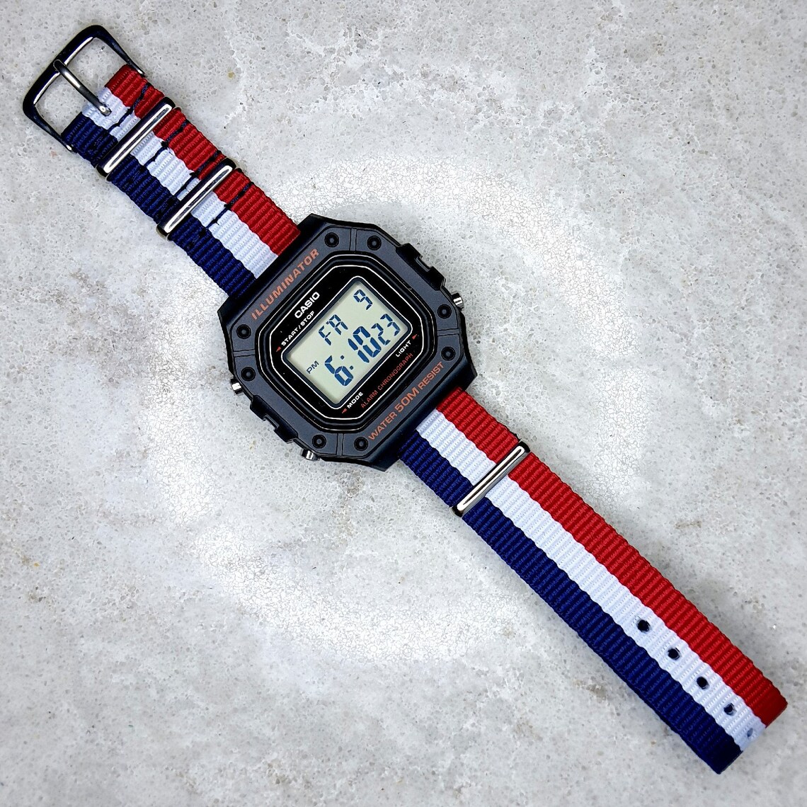 casio illuminator nato strap