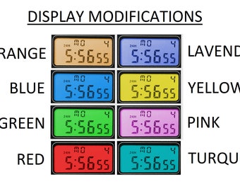 NB: To Be Purchased with one of our Watches** - Colour screen modification ADD-ON for any of our Casio Watches