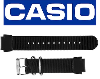 Bracelet de montre Casio authentique en toile de nylon pour AE-1200 / AE-1300 / MRW200H / WS1600H (18 mm) - 10438123