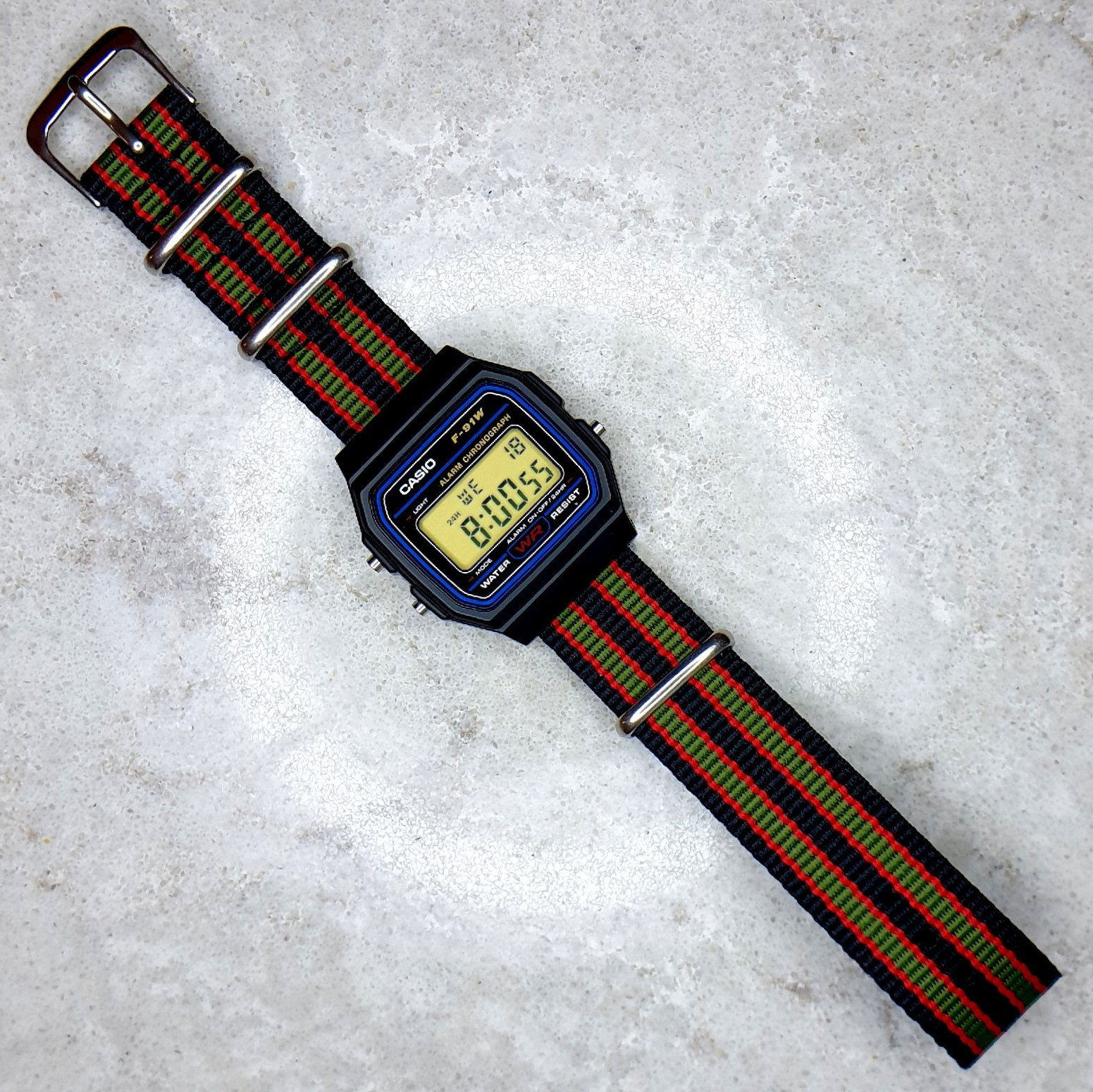 reloj casio f-91w correa partida - Compra venta en todocoleccion