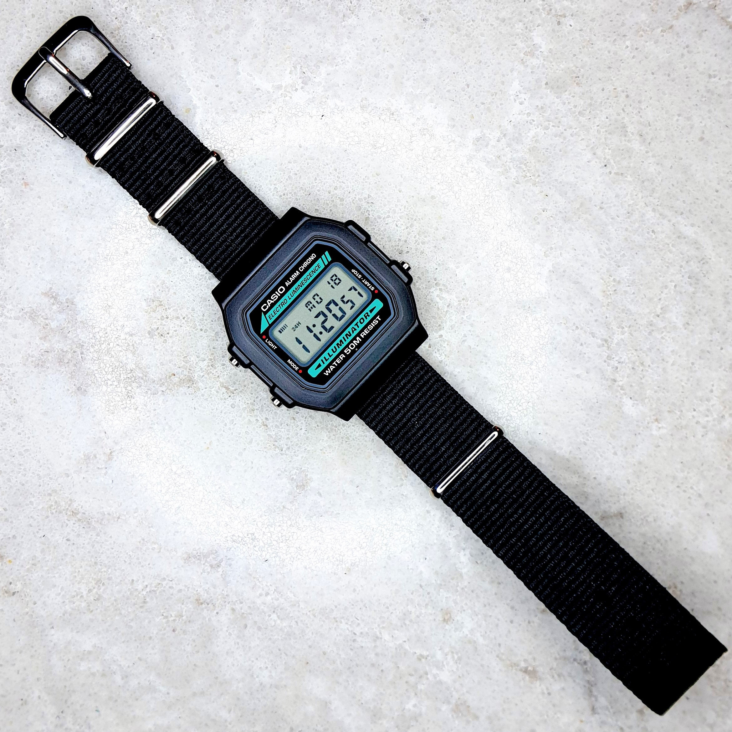 Casio nylon strap watch best sale
