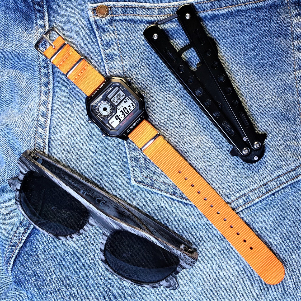 casio illuminator nato strap