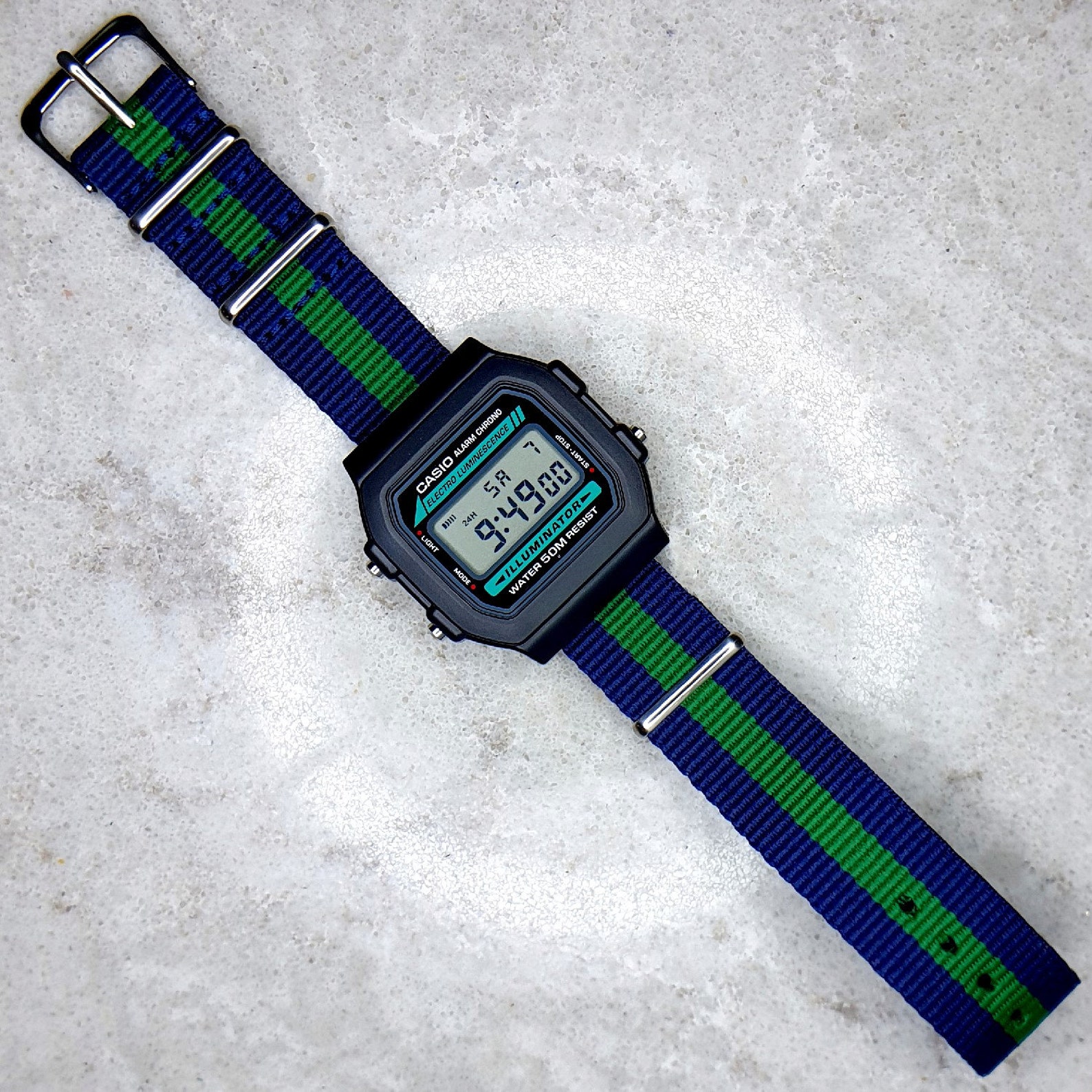 casio illuminator nato strap