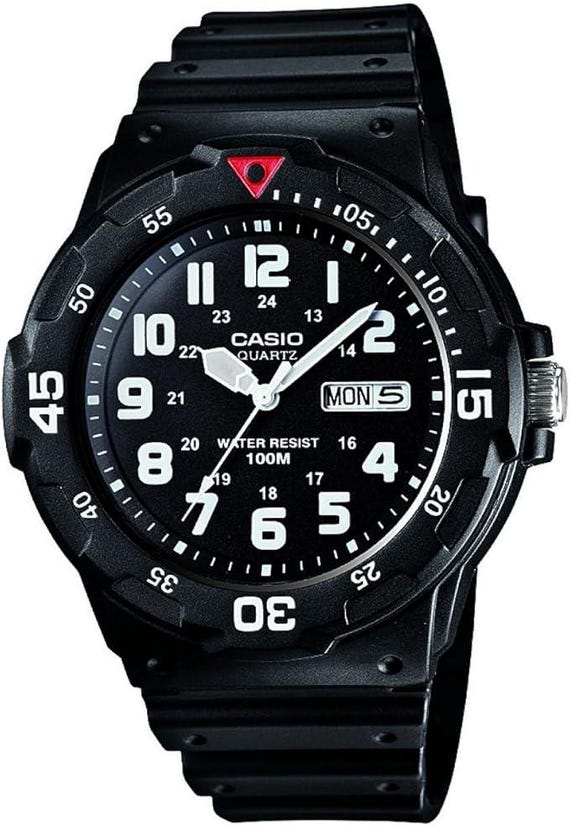 Casio Collection Herren Analog Uhr im Taucher-Stil MRW-200H