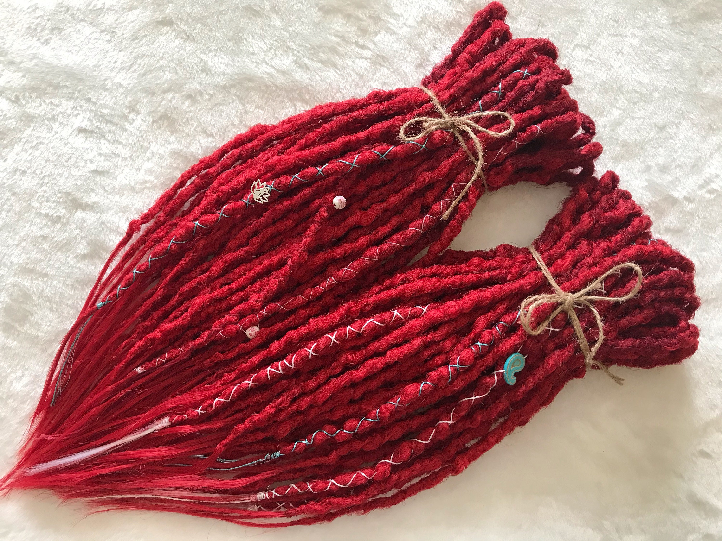 used double ended dread extensions red used double ended dread extensions red