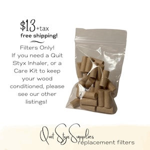 6 Month Supply of Filters for Quit Styx | 26 Filters | Aromatherapy Inhaler Sold Separately | Personal Diffuser | Aroma Infuser Supplies