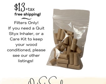 6 Month Supply of Filters for Quit Styx | 26 Filters | Aromatherapy Inhaler Sold Separately | Personal Diffuser | Aroma Infuser Supplies