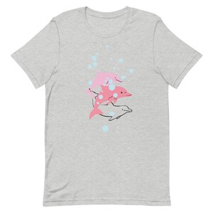 3 Swimming Dolphins Unisex T-Shirt