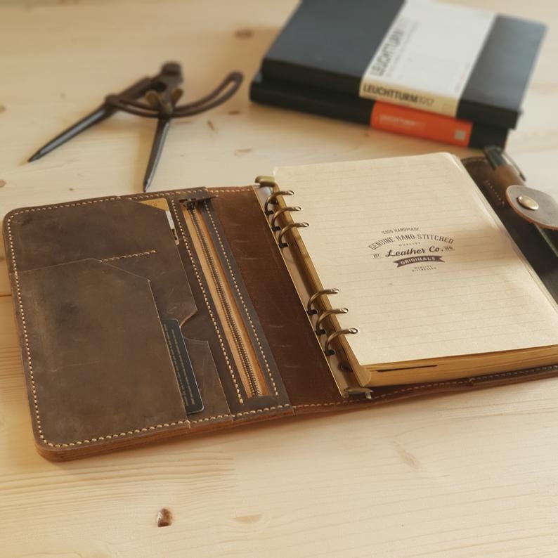 2021 Men Gift Mens Christmas Gift 2021 Mens Leather Planner  Etsy