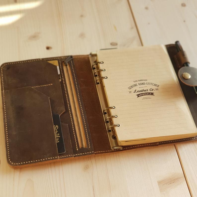 2021 Men Gift Mens Christmas Gift 2021 Mens Leather Planner Etsy