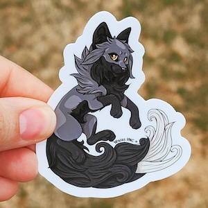 Wajas INC | Silver Fox Sticker