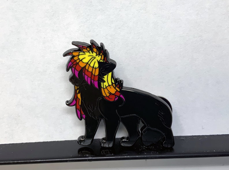 Wajas INC Enamel Pin Lion image 1