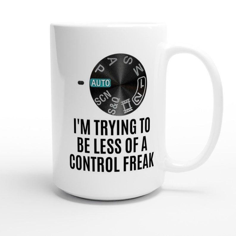 Control Freak Mug Photography Auto Mode 15oz Mug Photography image 7