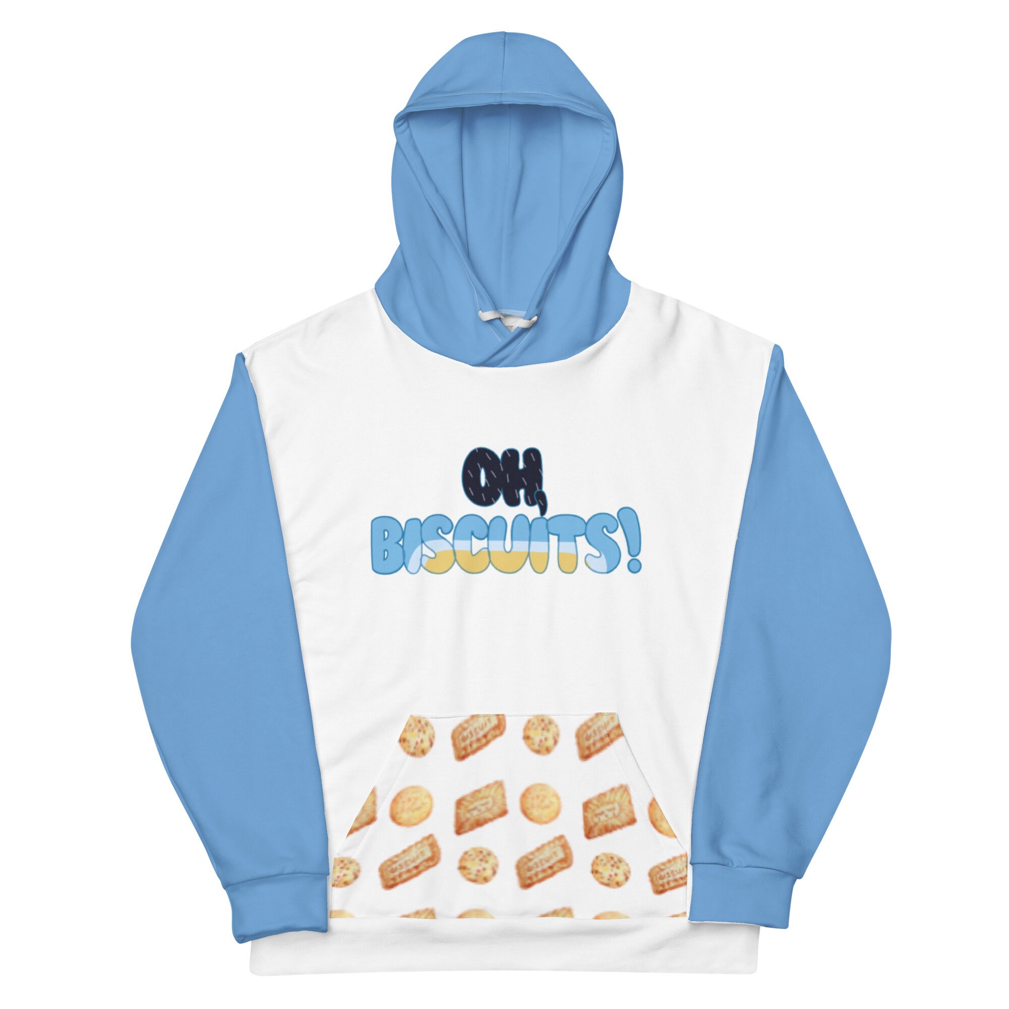 Oh Biscuits Bluey Hoodie for Adult Bluey Fans Bluey Etsy Australia