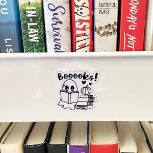 Imán para carrito de libros • Imán fantasma • Imán fantasma de lectura