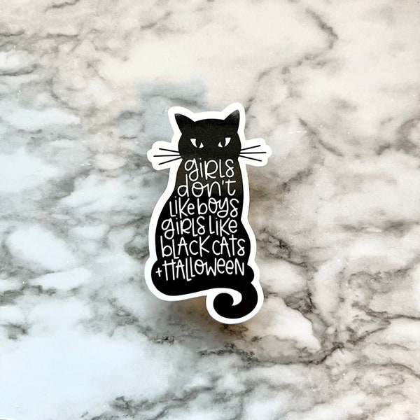 Cat Stickers  • Goth Stickers • Halloween Stickers