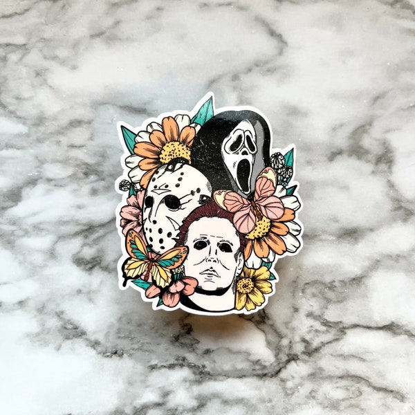 Goth Stickers • Halloween Stickers • Scary Movie Sticker • Horror Stickers • Killers Sticker