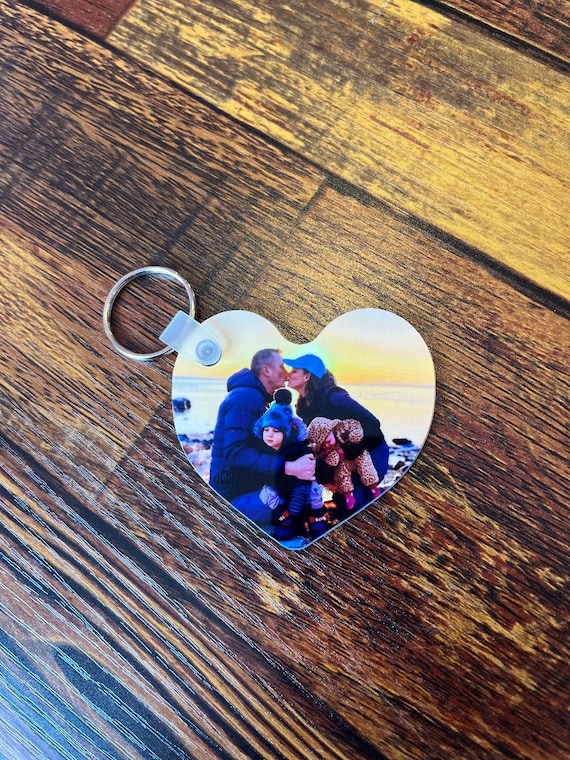 Custom Photo Keychain - HD Photo- Double Sided- High Quality Maple Or Fiber Reinforced Plastic (FRP)- Personalized, Key Chain