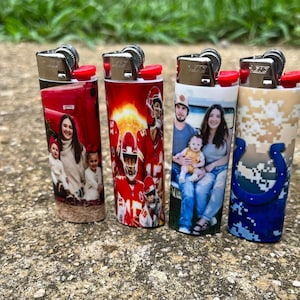 Your Custom Photo Lighter- High Quality Permanent Printed Material- Personalized- Free Shipping-Gift