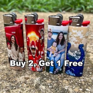 Your Custom Photo Lighter- High Quality Permanent Printed Material- Personalized- Free Shipping-Gift