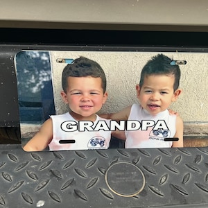 Custom Photo License Plate Or Frame-Single Sided-Your Pictures Printed On Aluminum-Automobile-Motorcycle-Bicycle-Moped-Golf Cart