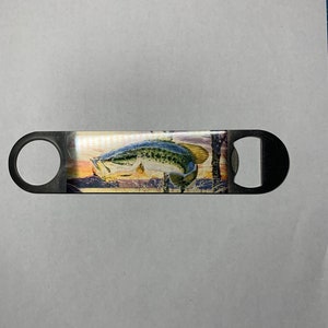 Custom Photo Pub Style Stainless Steel Bottle Opener-Double Side-1 or 2 photos