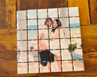 Custom Photo Mosaic Tile - HD Print- High Quality Material- Personalized- Free Shipping