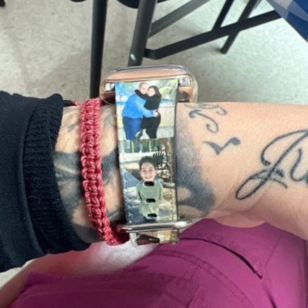 Custom Photo Apple Watch Band- Up to 7 of Your Photos or your choice - Personalized-Apple