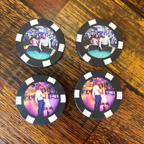 Custom Photo Poker Chips-HD Print-Gift for all occasions-Game Night