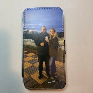 Funda de teléfono estilo billetera con foto personalizada: iPhone, Apple, Samsung, Galaxy, funda de teléfono, billetera