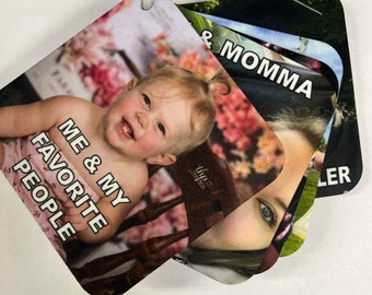 Custom Photo Felt Flip Book- Personalized-4 to 12 pages-Double sided