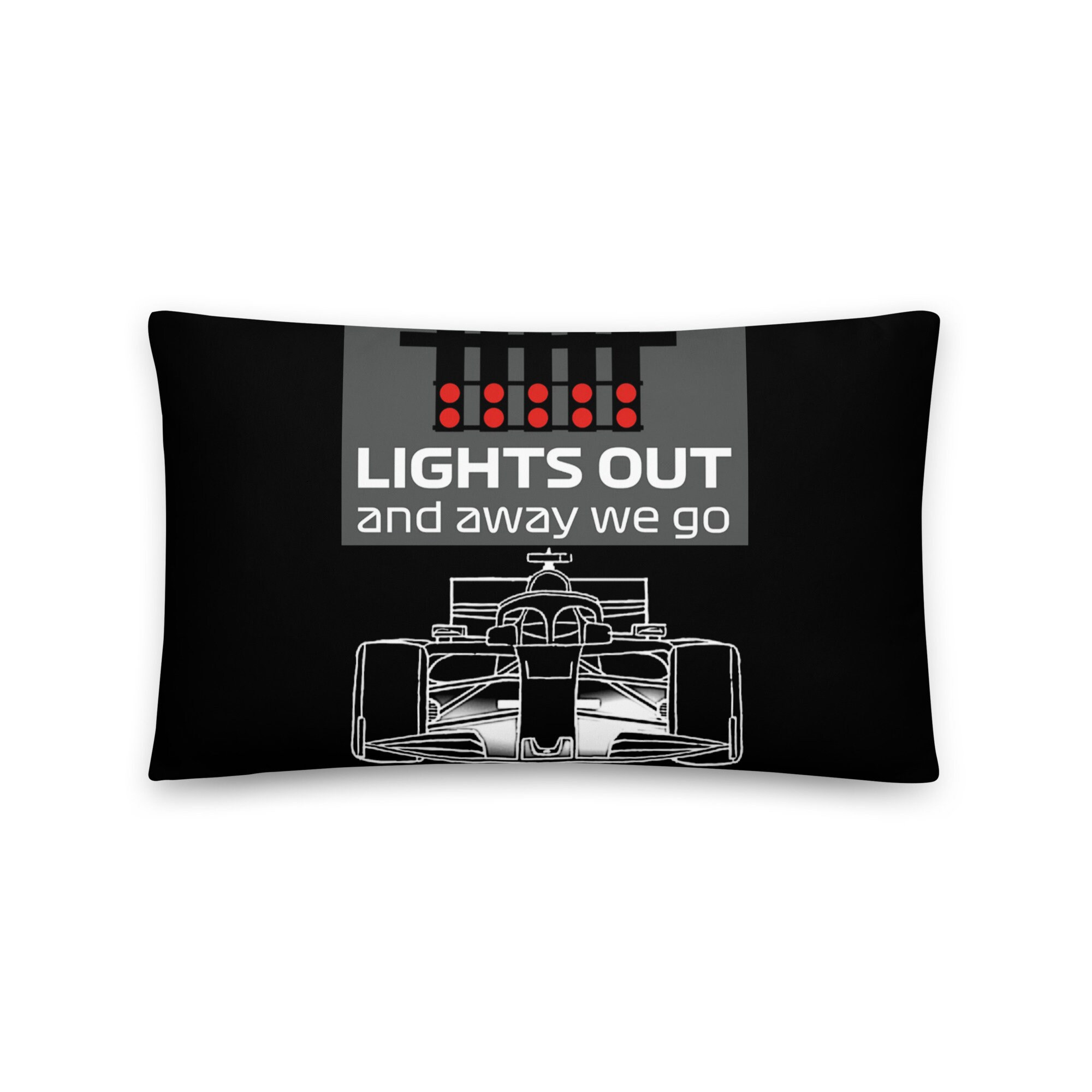 F1 Pillow, Formula 1 Lights Out, F1 Throw Pillow, Formula 1 Throw