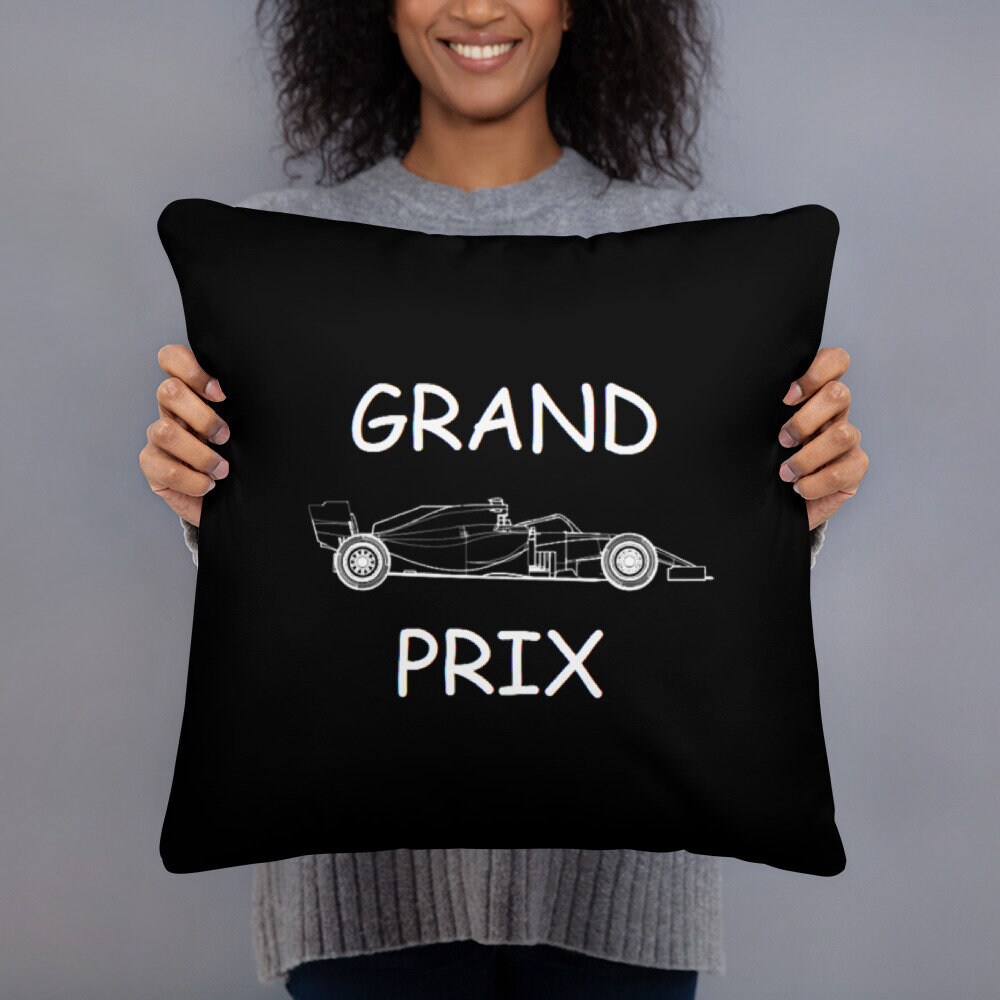 F1 Pillow, F1 Throw Pillow, Car Pillow, Formula 1 Pillow, Formula 1