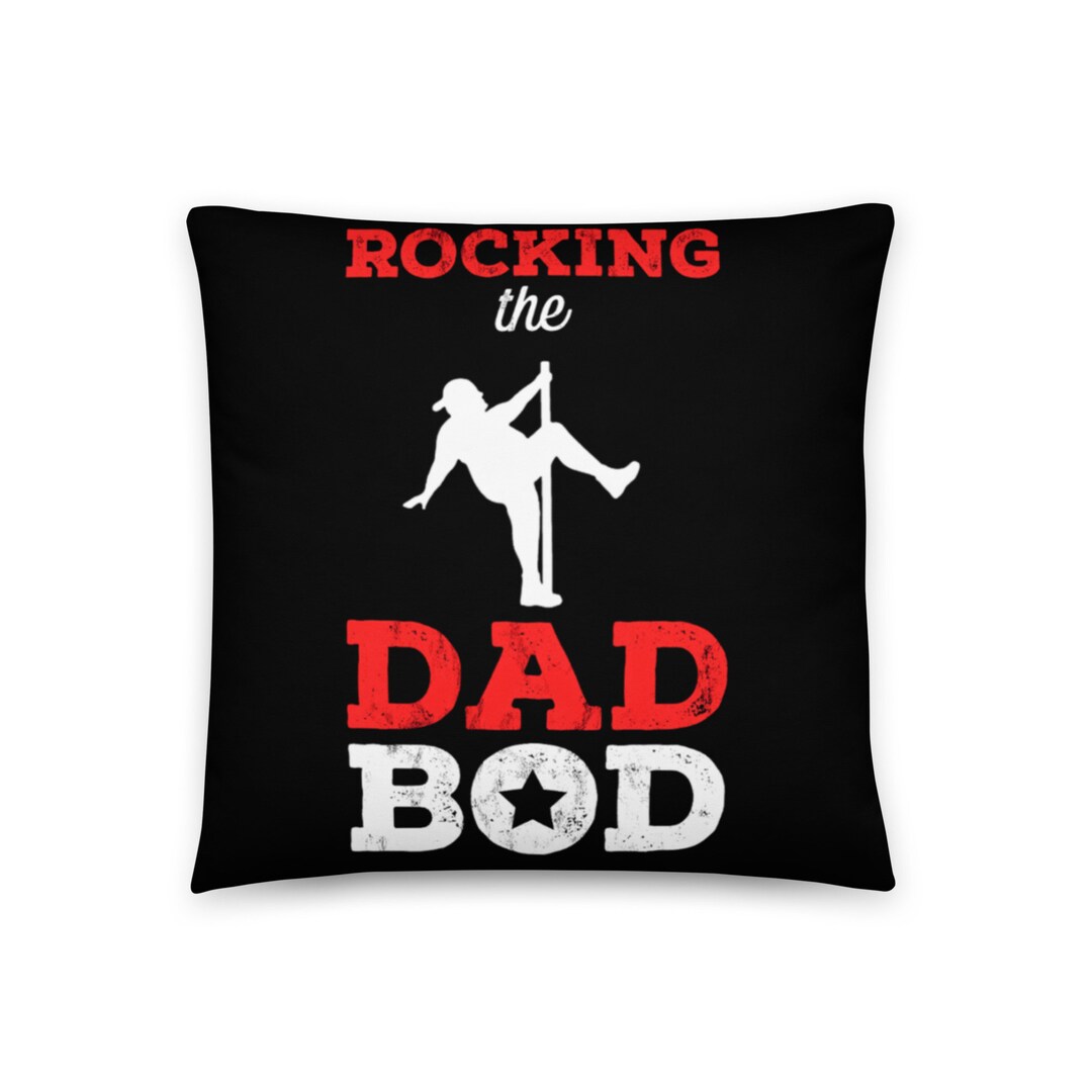 Dad Joke Pillow, Pillow for Dad, Funny Pillow for Dad, DAD BOD Pillow