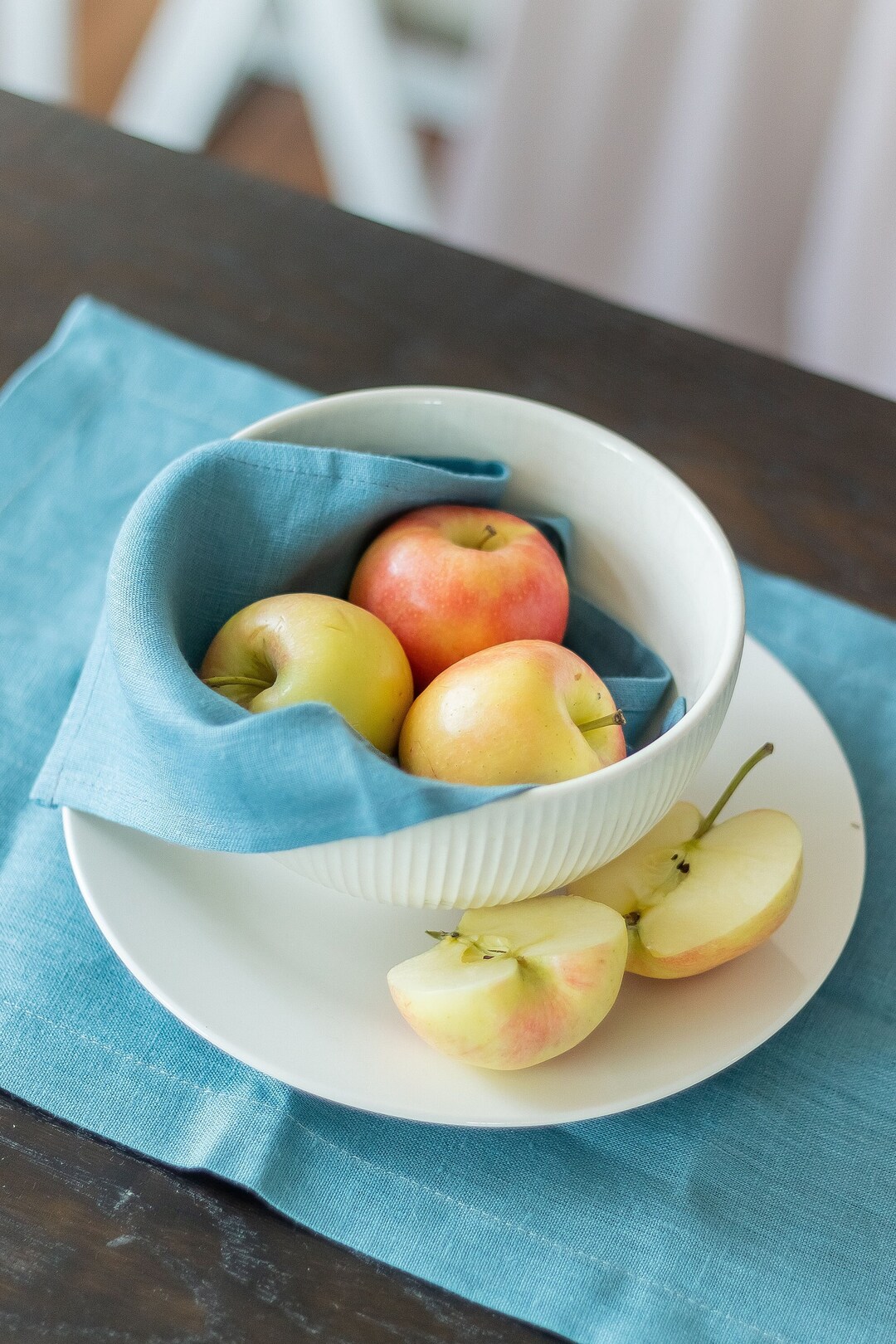 Turquoise Cloth Linen Napkins. Set of 2 Colorful Linen Etsy New Zealand