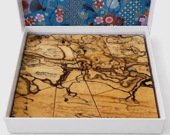 Spalted Maple Wooden Puzzle