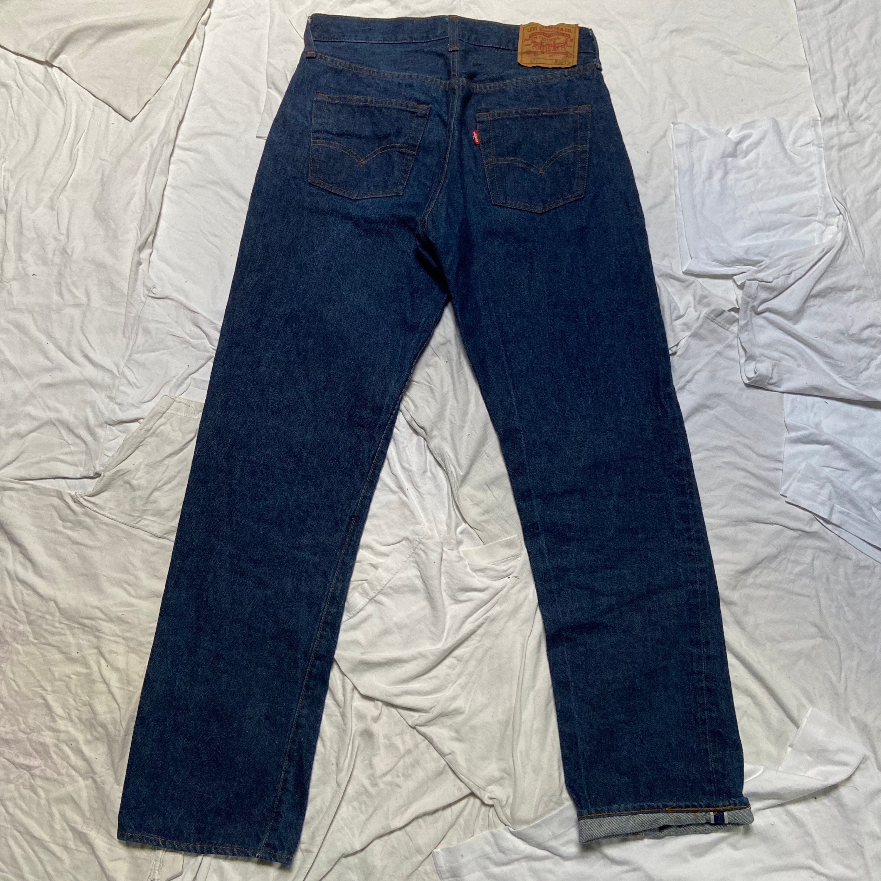 Vintage 1980s Levis 501 Redline Selvedge Jeans 524 | Etsy