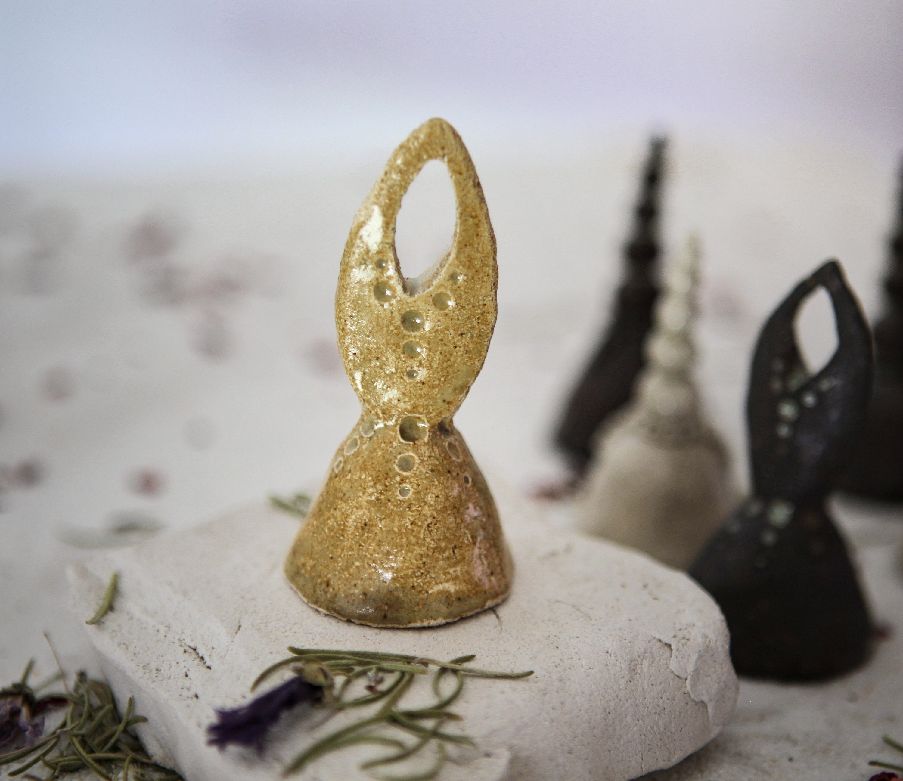 Ceramic candle snuffer candle snuffer witchcraft accessories Etsy