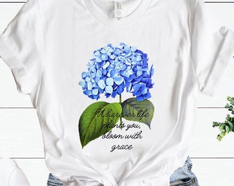 Hydrangea Shirt - Etsy