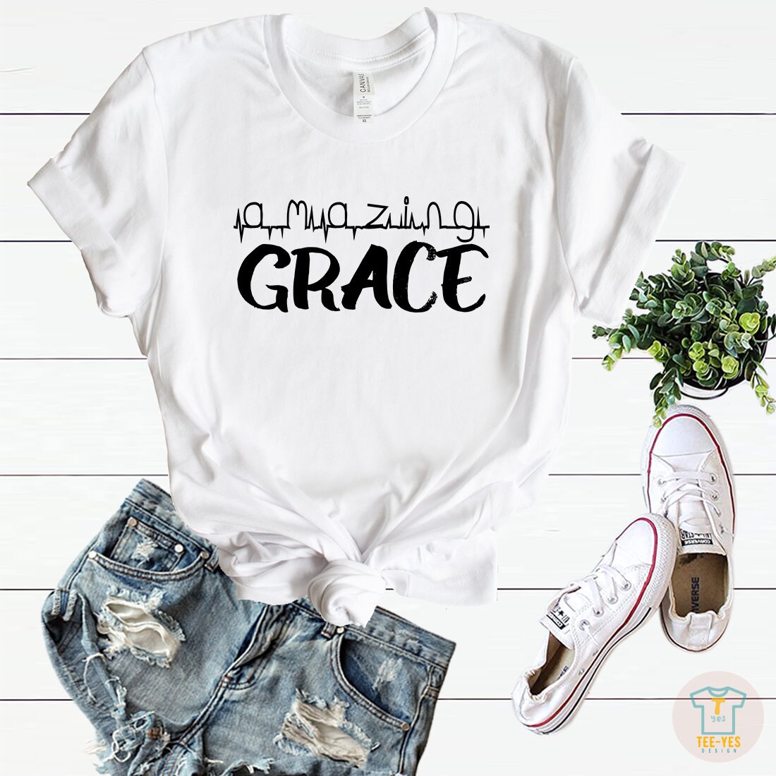 Amazing Grace Shirt, Christian Shirt, Faith Shirt, Religion Shirt ...