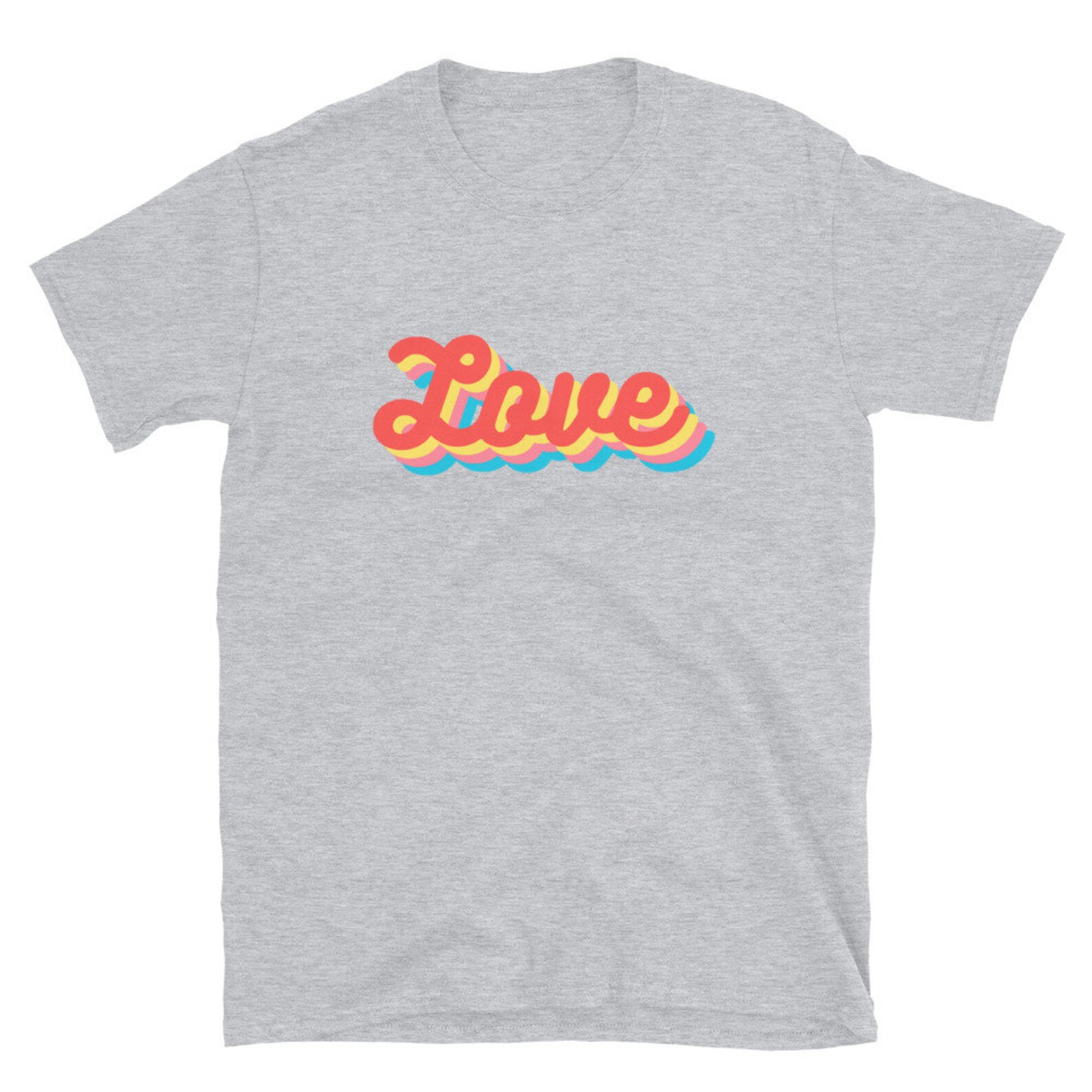 Love Solid Color T-Shirt