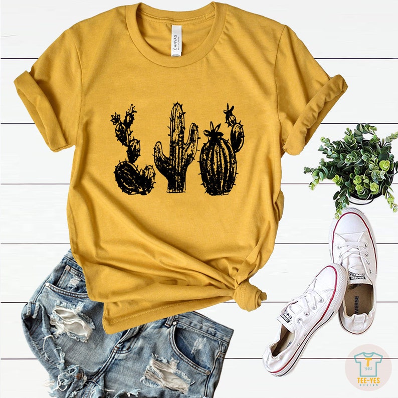 Cactus Shirtplant Tshirt Cactus Tshirt Cactus Graphic - Etsy