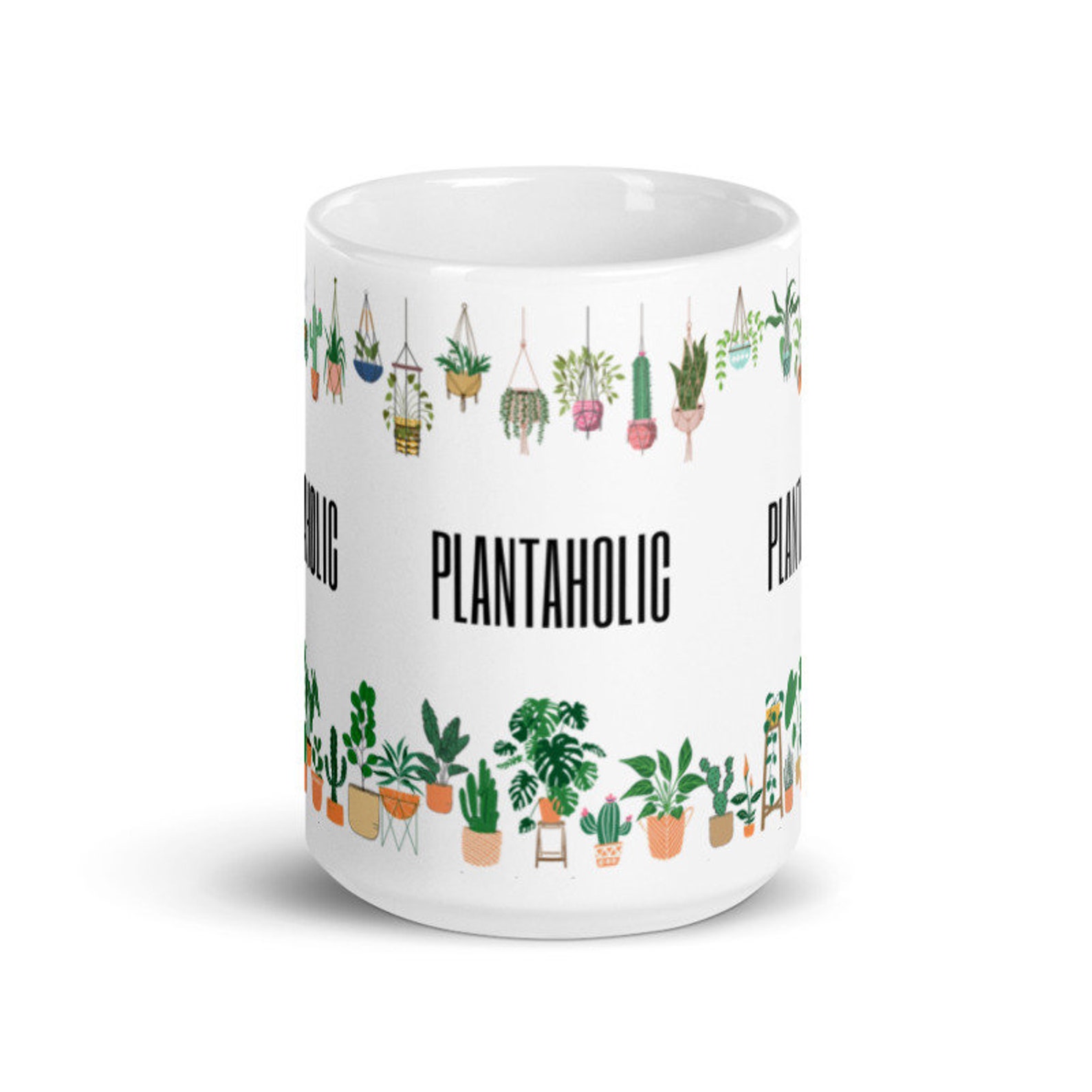 Plantaholic Mug Plant Mug Plant Coffee Mug Plant Mom Mug Etsy