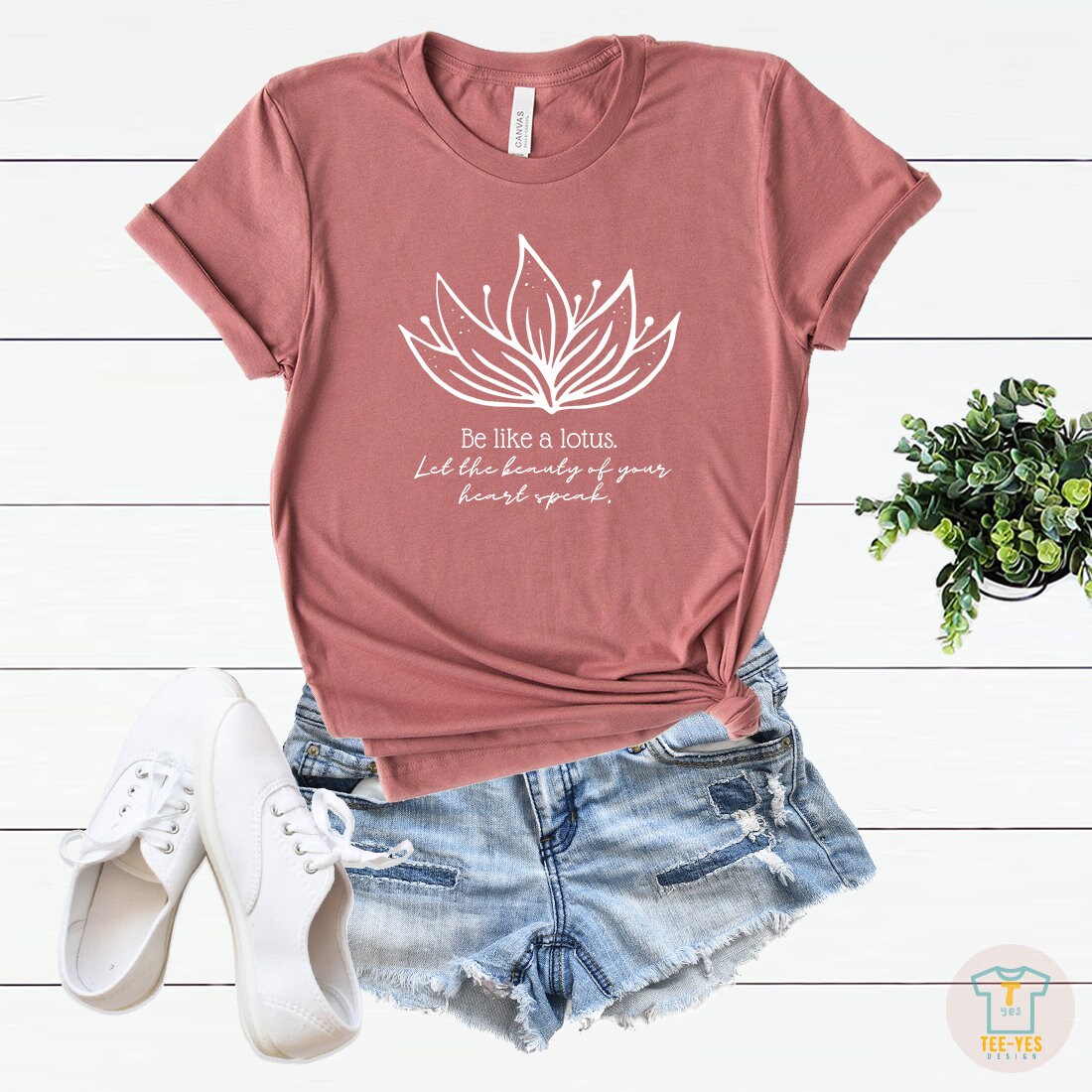 Lotus Flower Shirt Positive Sayings T Shirts for Women Lotus Etsy